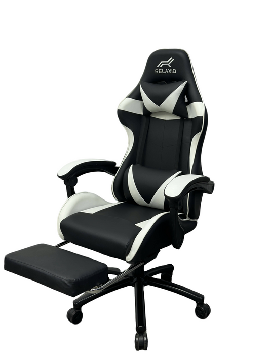 Gaming Chair With Headrest and Foot Rest