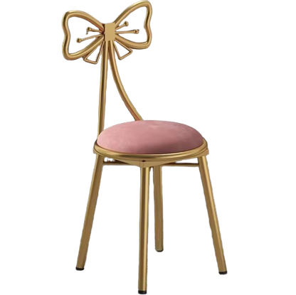 Pink Dressing Makeup Stool Princess Chair